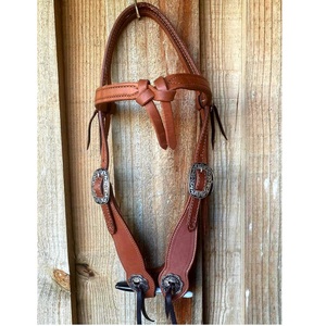 High Quality Genuine Leather/Synthetic Leather Customizable Western Horse Bridle for Riding Equestrian Use OEM Service Custom - Product Image 1