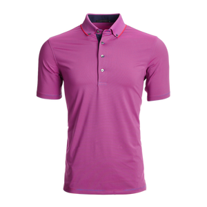 Chemise à manches courtes pour homme, couleur unie, style décontracté, coupe classique, boutons sur le devant, 100% polyester, séchage rapide - Product Image 5
