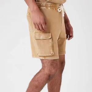 Nouvel ensemble short été 2026 personnalisé avec LOGO – Survêtement sport décontracté pour homme : short et débardeur sans manches couleur unie, ensemble deux pièces - Product Image 4
