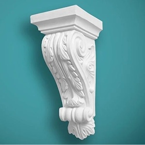 Sculpture de visage rustique traditionnelle en pierre faite à la main avec un design Gorgoyle et Bouddha, décoration de jardin extérieure du Madhya Pradesh - Product Image 2