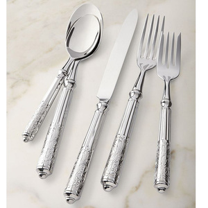Heavy Gauge Stainless Steel Cutlery <b>Set</b> Dining Flatware Spoon Fork Knife <b>Set</b> <b>for</b> Catering Service - Product Image 1