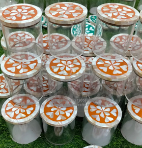 Nuevo diseño transparente de alta calidad Ramadán regalo decoración del hogar pastelería galleta postre caja de almacenamiento único madre perla contenedor - Product Image 5