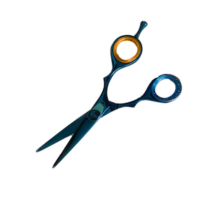 Ciseaux de coiffure professionnels faits à la main, marque privée, en acier inoxydable, manches en céramique, pliables, long manche, haute qualité - Product Image 5