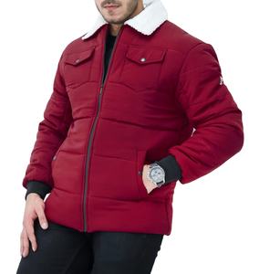 Chaqueta Acolchada de Algodón con Cremallera y Estampado de Letras, Chaqueta Acolchada con Cinta para Hombre, Venta al por Mayor, Personalizada, 2026 - Product Image 4