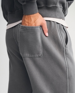 Custom Men's Fleece <b>Joggers</b> OEM ODM Cotton Sweatpants Relaxed Fit Elastic Waist Drawstring Lounge Streetwear Trousers - Product Image 5