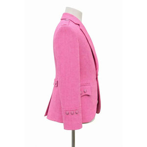 เสื้อแจ็คเก็ตผ้าทวีดสีชมพูคุณภาพสูงสำหรับผู้ชาย ลายอาร์ไกล์ พร้อมเสื้อกั๊ก 5 กระดุม สไตล์สก็อตแลนด์ อาร์ไกลล์ สำหรับงานแต่งงาน ผลิตจากโรงงาน - Product Image 3