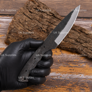 Cuchillo de Camping de Acero al Carbono Forjado a Mano con Hoja en Blanco Tipo Drop Point, Servicio de Fabricación al por Mayor para Fabricantes de Cuchillos Personalizados OEM - Product Image 2