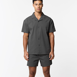 Conjunto de Verano para Hombre, Camiseta y Pantalones Cortos de Dos Piezas, Manga Corta, Ropa Masculina de Marca con Color, Talla y Logotipo Personalizables - Product Image 5