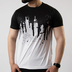 T-shirt surdimensionné personnalisé pour homme 100% coton uni 220 grammes Écologique Marque privée Haute qualité Faible MOQ - Product Image 1