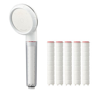 Moolmang Pure Plus <b>Shower</b> <b>Head</b> With Refill 5 PC Removes Rust Limescale <b>Water</b> <b>Saving</b> Silky Spray High Pressure - Product Image 1