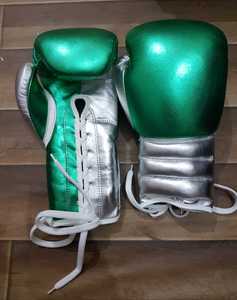 Guantes de Boxeo MMA Personalizados de Fábrica, con Cordones, de Cuero Vacuno, Cierre de Tirón, para Entrenamiento en Gimnasio, Sparring, OEM, ODM, Unisex - Product Image 5