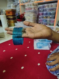 Smart Fashion Jelly <b>Glass</b> Women's Stylish Trendy Stackable Eco-Friendly Customizable <b>Bangles</b> Wrist Accessories Daily Wear - Product Image 1