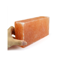Briques de sel de l'Himalaya carrées en gros, étanches, sculptées à la main, pour sauna, thérapie au sel du Pakistan, logo personnalisé