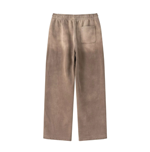 Pantalones Deportivos Anchos Rectos Esenciales para Invierno, Suaves, Forrados con Felpa de 350 g/m², con Logotipo Personalizado - Product Image 4