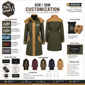 Manteau long imperméable, coupe-vent et respirant en toile cirée pour femme 2026 – Veste d'équitation et d'extérieur durable pour l'hiver - Product Image 5