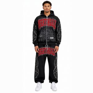 Sudadera con Capucha Personalizada para Hombre 2026, Cortavientos, Transpirable, de Algodón Orgánico, con Estampado Gráfico de Letras y Números, con Cordón Ajustable en la Parte Delantera - Product Image 2