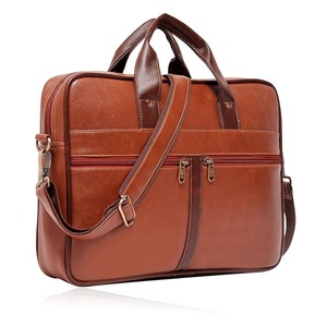 Bolso Mensajero Cuadrado de Cuero Genuino Hecho a Mano para Hombre - Bolso Cruzado Clásico de Bajo Costo para Portátil, Oficina y Viajes - Product Image 1