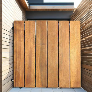 Dalles de terrasse en bois d'acacia à emboîtement, imperméables, pour terrasse extérieure - Product Image 4