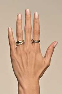 Custom 14K Solid Gold Minimalist Wedding Band Modern Elegant Chunky Delicate Everyday Wear Stackable <b>Ring</b> Wholesale Manufacturer - Product Image 2