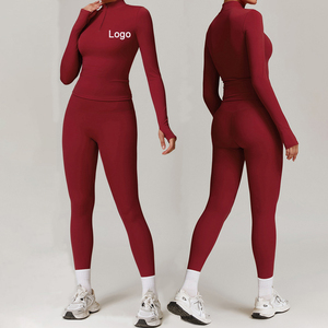 Conjunto Deportivo para Mujer Canton Fair, Chándal sin Mangas, Transpirable, Ecológico, Ropa de Gimnasio, Top Deportivo, Pantalones de Yoga de Cintura Alta - Product Image 1