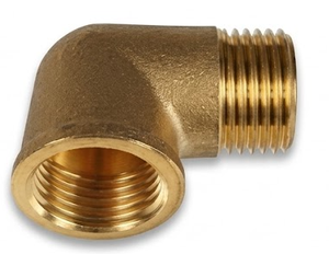 Coude de tuyauterie en laiton forgé, filetage mâle NPT 3/4 pouce, 90 degrés, basse pression, pour raccord de plomberie d'alimentation en eau - Product Image 5
