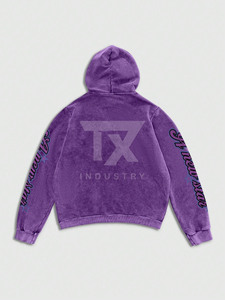 เสื้อฮู้ดดี้โอเวอร์ไซส์สไตล์วินเทจผ้าฟลีซกันลม 100% ผ้าฝ้าย สำหรับผู้ชายและผู้หญิง รุ่น Custom Winter Streetwear - Product Image 2