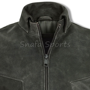 Chaqueta de Cuero para Hombre, Elegante, Ajustada, a la Moda, Cómoda para el Invierno - Product Image 3