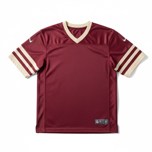 Camiseta de Fútbol Americano Sublimada Personalizada, Malla de Alta Densidad Transpirable, Ropa Deportiva Elástica, Uniforme de Juego para Equipos Adultos, Pantalones Cortos - Product Image 1