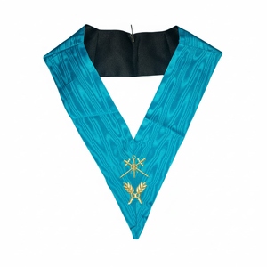 Collar de Maestro de Ceremonias, REGALIA MASÓNICA, COLLAR DE OFICIAL MASONICO, RITO FRANCÉS, con Cuentas - Product Image 4