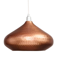 Lampe suspendue moderne en métal finition laiton durable avec douille E27 pour montage au plafond, utilisation intérieure