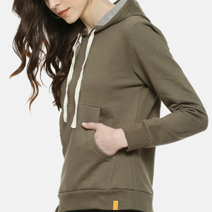 Sudadera con Capucha Extra Grande para Mujer, con Logotipo Personalizado, 100% Algodón, Felpa, Anti-Pilling, Ecológica, de Secado Rápido y Transpirable, Informal para Invierno - Product Image 6