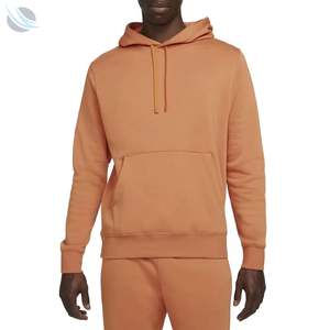 New 100% Cotton Solid Winter Warm <b>Fleece</b> Hoodies Custom <b>Men</b> <b>Thick</b> Pullover Unisex Sweatshirts Embroidery Patch Tosimbo Quick Dry - Product Image 1