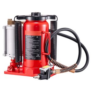 Martinetto Idraulico Pneumatico/Manuale da 20 Tonnellate, Capacità 10.2'', Altezza di Sollevamento 19.5'', Resistente, Saldato, Capacità 44092 Libbre - Product Image 3