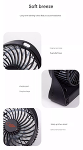 GongTian F95S Bladeless Rechargeable <b>Handheld</b> <b>Fan</b> with Brushless Motor and Low Noise - Product Image 5