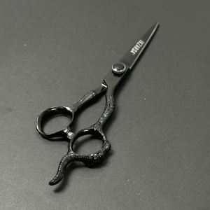 กรรไกรตัดผม 440c Dragon Scissors ด้ามจับตามหลักสรีรศาสตร์ กรรไกรตัดผมบาร์เบอร์ ผลิตจากเหล็กกล้าไร้สนิมญี่ปุ่น สำหรับมืออาชีพ อุปกรณ์ตัดผมสำหรับร้านเสริมสวย - Product Image 4