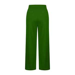 เลกกิ้งออกกำลังกายแบบไร้ตะเข็บ ปี 2026 โลโก้สั่งทำได้ (OEM) ทรงขาบาน เอวยางยืด สีพื้น สำหรับผู้หญิง เหมาะสำหรับเล่นโยคะและกีฬา - Product Image 2