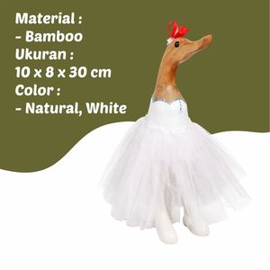 งานฝีมือไม้ไผ่รูปเป็ดสำหรับเจ้าสาว - Product Image 3