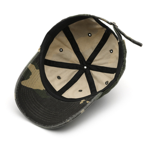 High Quality Camouflage Baseball Cap Adjustable Strap Cotton Breathable Lightweight Casual Daily Use Hat - Product Image 3