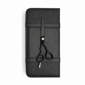 Tijeras de Precisión Lefty Aichei en Negro Mate, Combo de Tijeras de Entresacar, Herramientas Profesionales para Estilistas y Barberos - Product Image 4