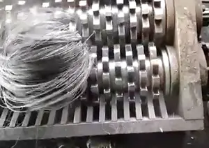 Broyeur de pneus à double arbre pour applications industrielles, broyeur haute efficacité pour la vente à l'exportation - Product Image 4