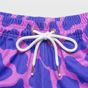 Shorts de baseball en maille pour hommes de 5 pouces - Shorts unis tendance, respirants et à séchage rapide, taille haute élastique - Product Image 5