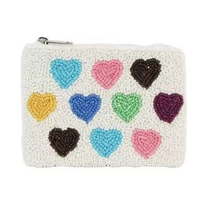 Monedero de Cuentas Colorido Hecho a Mano con Diseño Bohemio para el Mardi Gras, con Cierre de Cremallera Personalizable y Opción de Logotipo Personalizado - Product Image 4