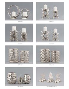 Coffrets cadeaux, ensemble de porte-bougies en métal Twinkle Star, 2 ensembles de supports décoratifs pour bougies, décoration de Noël, mariages, décoration de la maison, décoration de table - Product Image 4