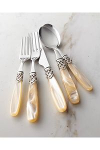 Premium Stainless Steel Kitchen <b>Flatware</b> Set With Mop Handle Spoon Fork Knife Dining Cutlery For Restaurant - Product Image 5