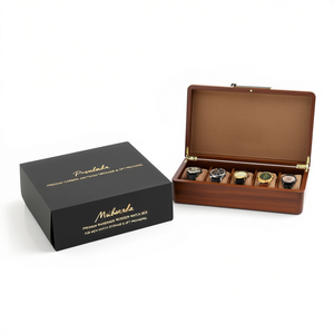 Caja de Reloj de Madera Hecha a Mano de Primera Calidad para Hombre - Almacenamiento de Relojes y Empaque para Regalo - Product Image 1