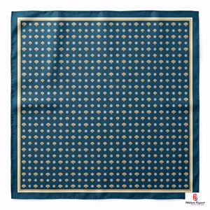 Premium Custom Digital Printed Silk Feel Square Scarf OEM ODM Manufacturer New Ireland Custom Fabric Products Wholesale - Product Image 2