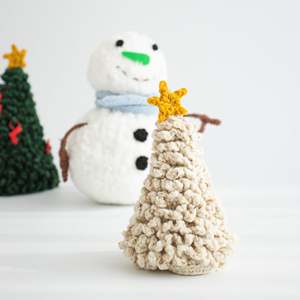 Motif Mini Sapin de Noël en Laine d'Agneau SEULEMENT - Product Image 4