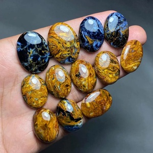 Premium High Quality Natural Blue Brown Golden Pietersite Cabochon Loose Gemstone For Jewelry Loose <b>Stone</b> Selected Each Piece - Product Image 1