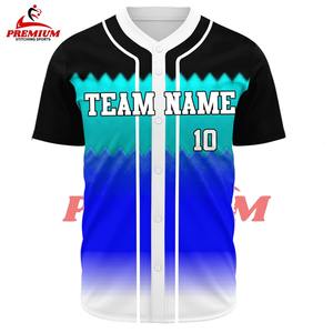 Quick Dry Mesh Sports Jersey Wholesale Custom Sublimated 100% Polyester <b>Baseball</b> Jersey Softball Uniforms for Adult/Youth - Product Image 1