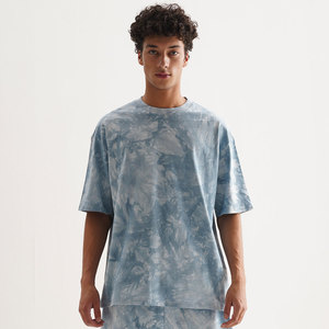 Camiseta Tie-Dye de Algodón 100% Lavado de Alta Calidad al por Mayor, Camiseta Tie-Dye Personalizada Extra Grande para Hombre - Product Image 2